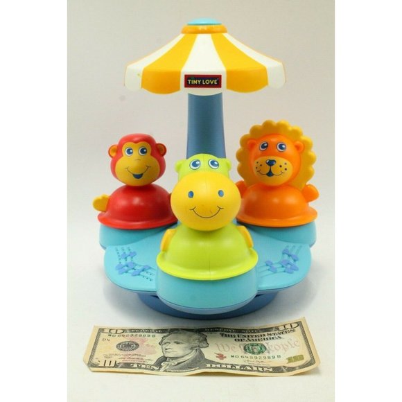 Jungle Go Round Musical Carousel - Learning Toy by Tiny Love - Picture 2 of 12